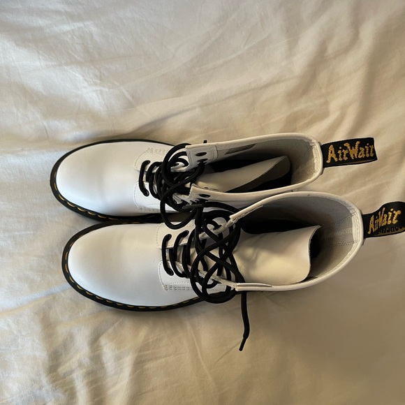 Men’s white Doc Martens